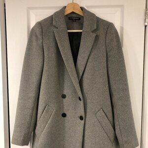 Zara Grey "Wool" Peacoat